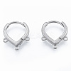 Tarnish Resistant 304 Stainless Steel Hoop Earrings Findings LS-STAS-N092-193-1