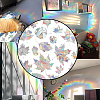 Rainbow Prism Plastic Electrostatic Glass Window Stickers DIY-WH0502-26-5