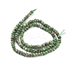 Dyed Natural Malaysia Jade Rondelle Beads Strands G-E316-2x4mm-43-3