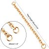 Bag Strap Chains PALLOY-WH0070-36G-2