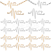 20Pcs 2 Colors Alloy Rhinestone & Brass Links KK-PH0003-93-1