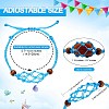 12Pcs Adjustable Braided Nylon Cord Macrame Pouch Bracelet Making AJEW-SW00010-04-2