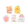 Cartoon Animal Theme Opaque Resin Decoden Cabochons CRES-M033-02-1