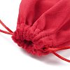 Velvet Jewelry Drawstring Storage Pouches ABAG-P013-02D-03-3