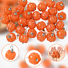 30Pcs Opaque Resin Vegetable Pendants RESI-SC0006-33-3