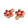 Alloy Enamel Charms X-ENAM-D043-02G-3