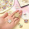 30Pcs 5 Styles Circus Theme Alloy Enamel Pendants ENAM-CJ0004-78-4