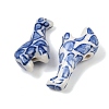 Animal Theme Blue and White Porcelain Beads PORC-Z007-05E-2