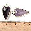 Natural Amethyst Pendants G-K347-01G-03-3