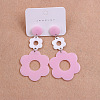 304 Stainless Steel Dangle Stud Earrings FS-WG4F7EC-04-1