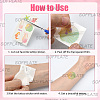36Pcs 2 Style PVC Waterproof Self-Adhesive Picture Stickers STIC-SP0001-09A-4