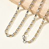 304 Stainless Steel Chain Necklaces & Bracelets Sets SJEW-D091-11GP-3