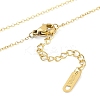 Ion Plating(IP) 304 Stainless Steel Crystal Rhinestone Bowknot Pendant Necklaces for Women NJEW-K276-27G-3