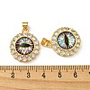 Real 18K Gold Plated Brass Pendants KK-L209-008G-07-3