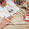 Wood Beads Pendant Decorations for Christmas Decorations HJEW-WH00207-3