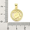 Brass Micro Pave Cubic Zirconia Pendants KK-K354-03G-06-3