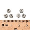 Brass Rhinestone Spacer Beads RB-A014-L5mm-01P-2