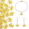20Pcs Glass Pendants PALLOY-TAC0213-2