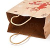Christmas Theme Hot Stamping Rectangle Paper Bags LS-CARB-F011-02B-4