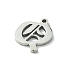 Non-Tarnish 201 Stainless Steel Pendants STAS-B055-01P-Q-2