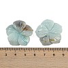 Natural Flower Amazonite Carved Pendants G-B097-01A-08-3