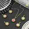 6Pcs 6 Colors Rack Plating Brass Pendants KK-CJ0002-42-6