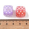 Printed Acrylic European Beads AC-CBA4EF4-07-3
