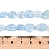 Natural Aquamarine Beads Strands G-R445-8x10-36-5
