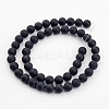 Dyed & Heated Natural Black Agate Bead Strands LS-G-H056-10mm-2
