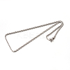 Tarnish Resistant 304 Stainless Steel Rope Chain Necklaces LS-STAS-M174-009P-A-2