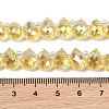 Electroplate Glass Beads Strands EGLA-D030-17-03-3