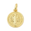 Brass Micro Pave Cubic Zirconia Pendants KK-A241-04G-1