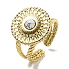 Ion Plating(IP) 304 Stainless Steel Open Cuff Rings RJEW-C079-17G-01-1