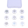 9 Pcs Christmas 304 Stainless Steel Pendants STAS-CJ0001-147-8