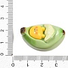 Opaque Resin Cabochons RESI-B043-02A-3