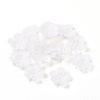 5-Petal Transparent Acrylic Bead Caps OACR-A017-13-4