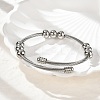 304 Stainless Steel Cuff Bangles for Women BJEW-Z087-11P-1