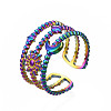 Sun & Moon & Star Cuff Rings RJEW-N038-017-4