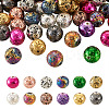 120Pcs 12 Style Electroplated Natural Lava Rock Beads Strands G-CD0001-01B-2