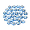 Rondelle Resin European Beads RPDL-A001-01-2