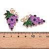 Thanksgiving Day Theme Alloy Enamel Pendants ENAM-T020-52D-01-3