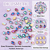 72Pcs 6 Colors Glass Beads GLAA-DC0001-04-4