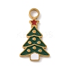 Christmas Themes 304 Stainless Steel Enamel Pendants STAS-K312-04C-G-1