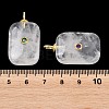Natural Quartz Crystal Pendants G-F837-04A-3
