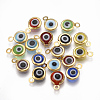 Handmade Lampwork Charms STAS-T041-01G-1
