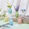 6Pcs 6 Colors Mini Ceramic Floral Vases for Home Decor BOTT-NB0001-04-2