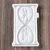 Valentine's Day Sandglass with Couple DIY Wall Decoration Statue Silicone Molds LS-SIL-F007-11-2