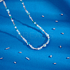 50Pcs 3 Styles 925 Sterling Silver Tube Beads STER-PH0003-48-4