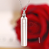 Non-Tarnish 304 Stainless Steel Column Pendant Necklaces UG4628-1-3