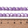 Anti-Tarnish Electroplate Glass Beads Strands EGLA-T021-6mm-15-14-2